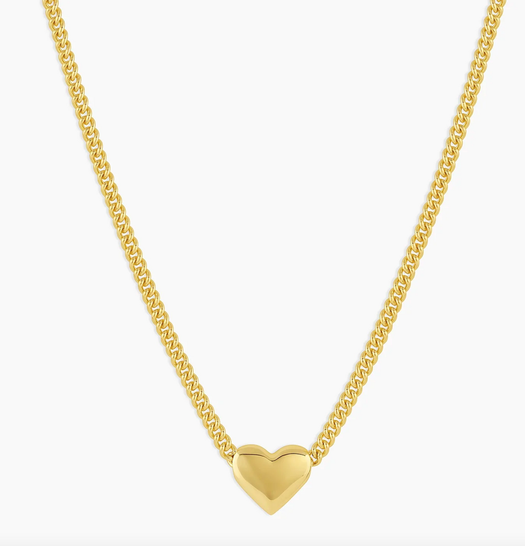 Lou Heart Charm Necklace